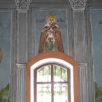 Восстановленные фрески правой стены